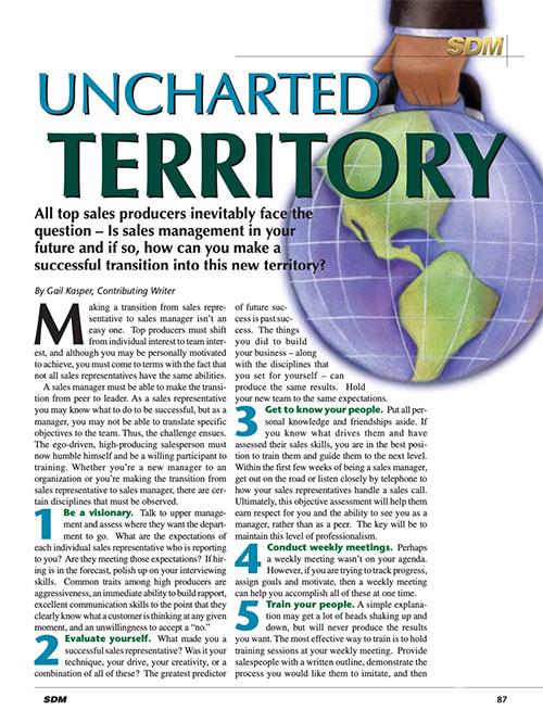SDM Magazine-Uncharted Territory SDM Magazine-Uncharted Territory